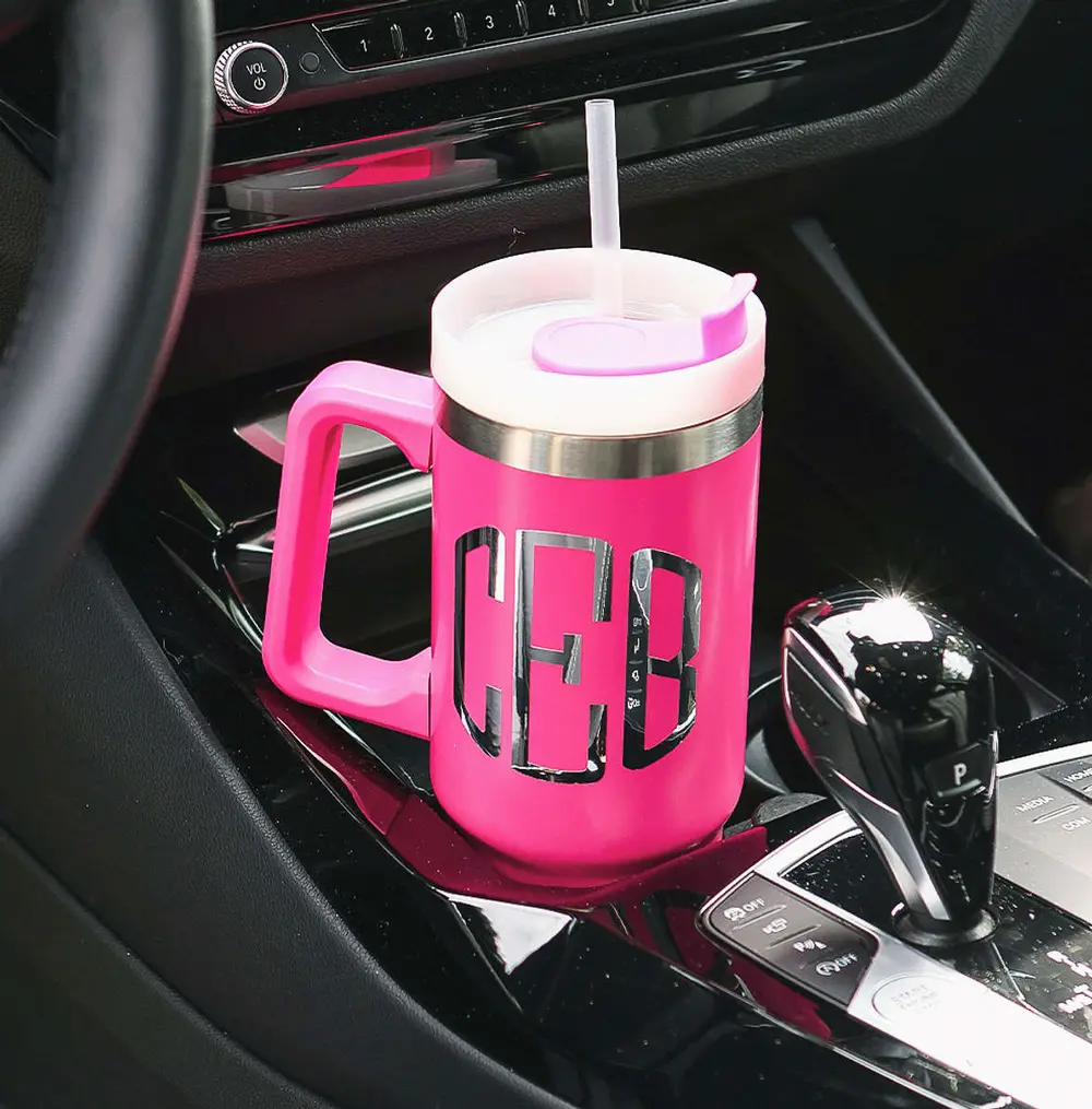 Monogrammed Travel Tumbler