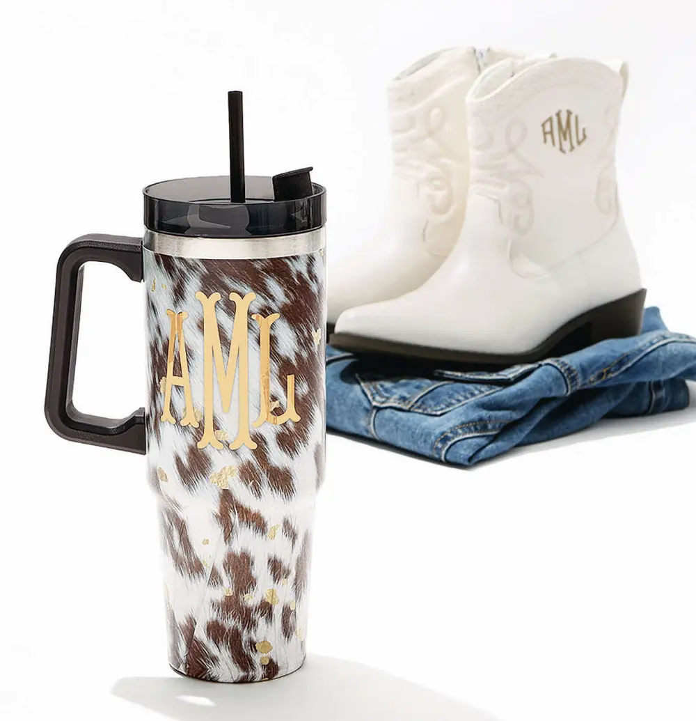Monogrammed Travel Tumbler