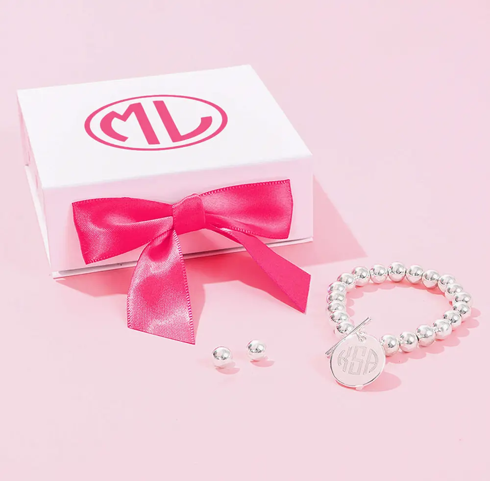 Monogrammed Jewelry Gift Set
