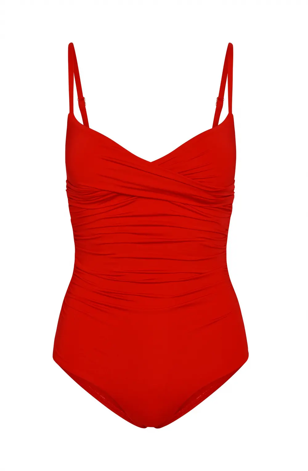 Bordeaux One Piece (Full Coverage) - Chili Pepper
