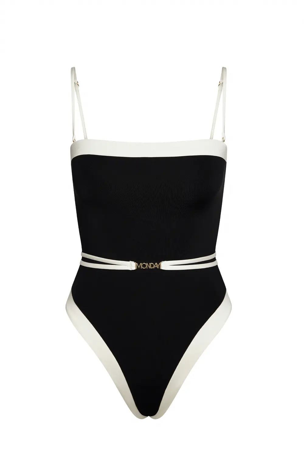 Miami One Piece - Black/Ivory