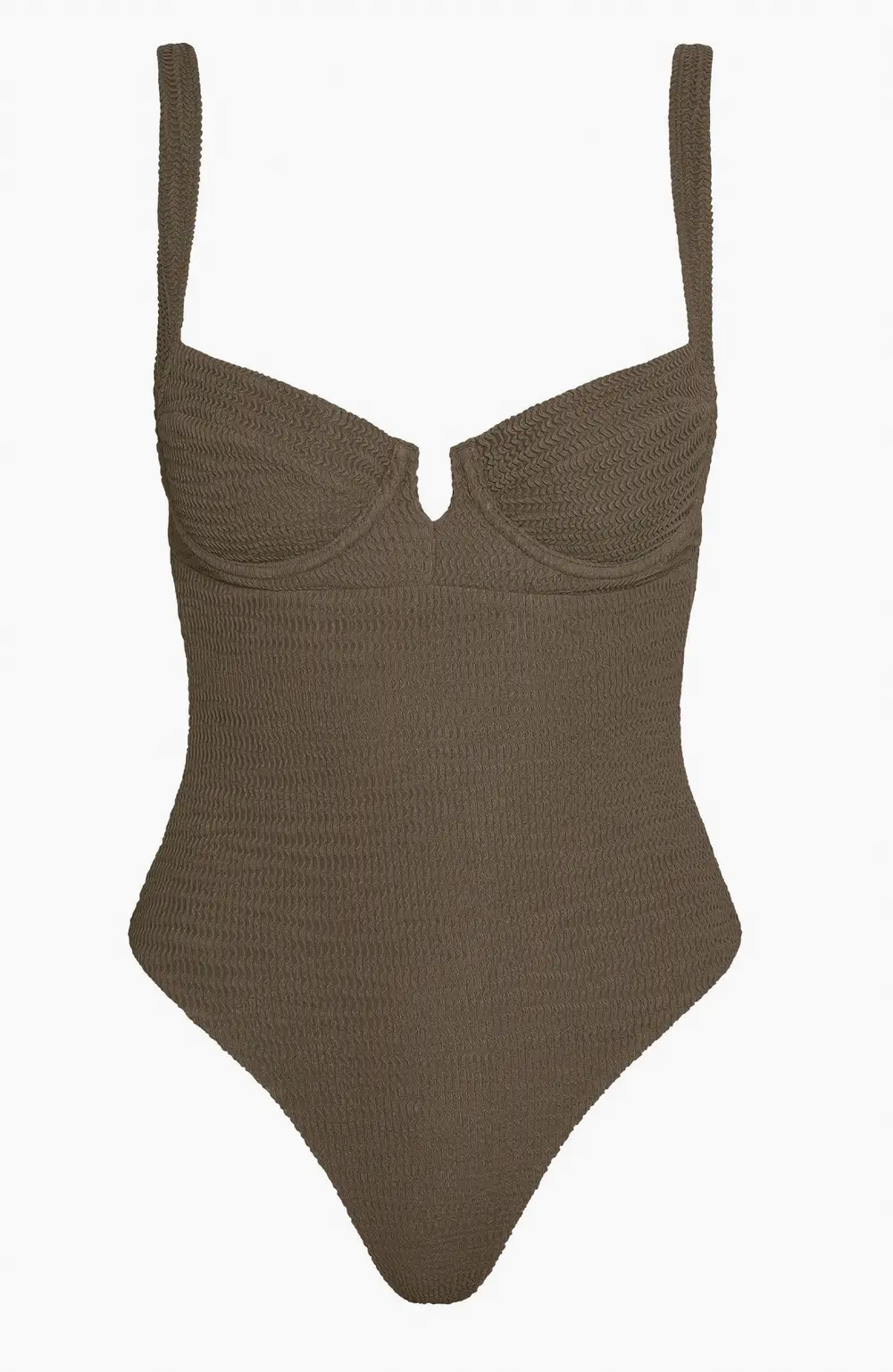 Clovelly One Piece - Stone Crinkle
