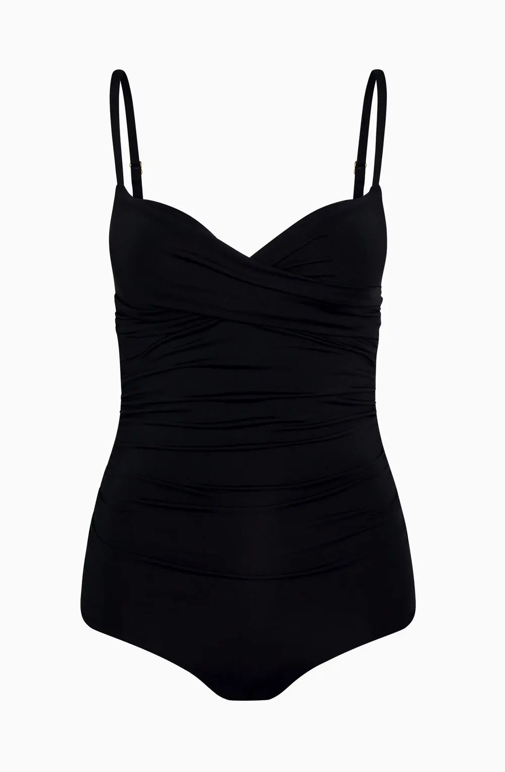 Bordeaux One Piece (Full Coverage) - Black