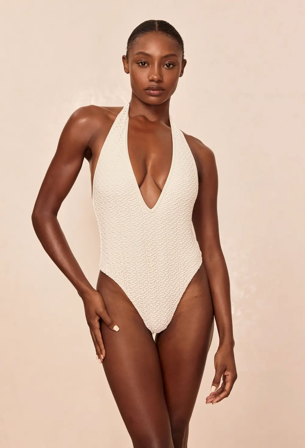 Cyprus One Piece - Ivory Crochet