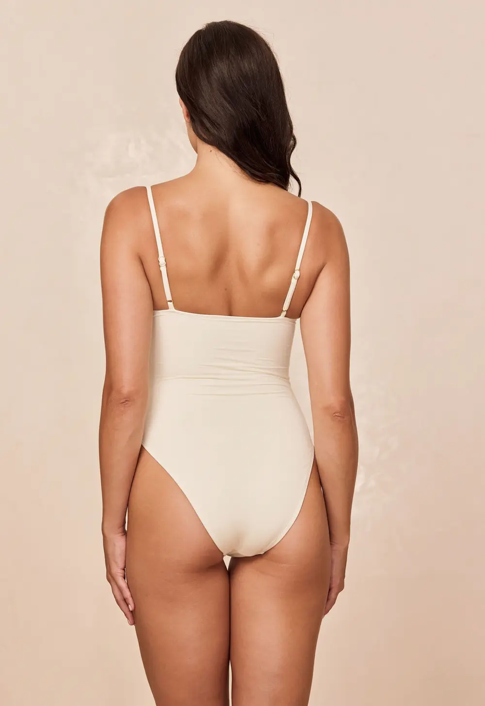 Sausalito One Piece - Ivory/Black