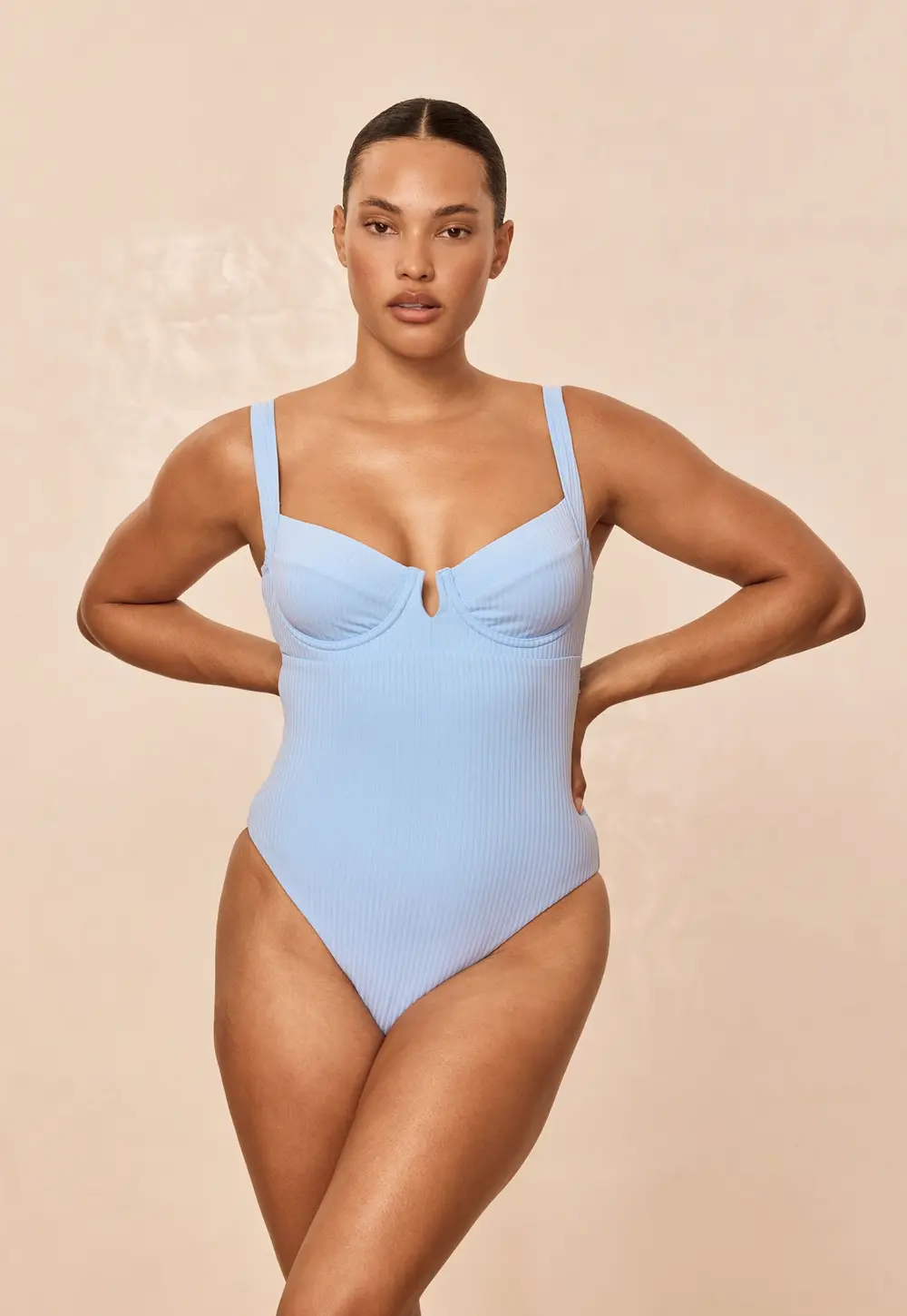 Clovelly One Piece - Sky Rib