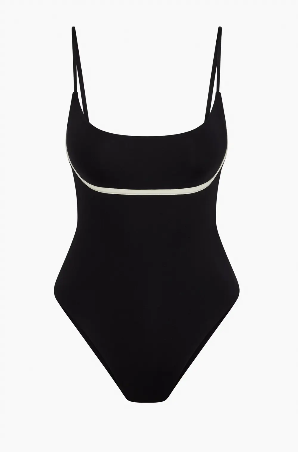 Sausalito One Piece - Black/Ivory