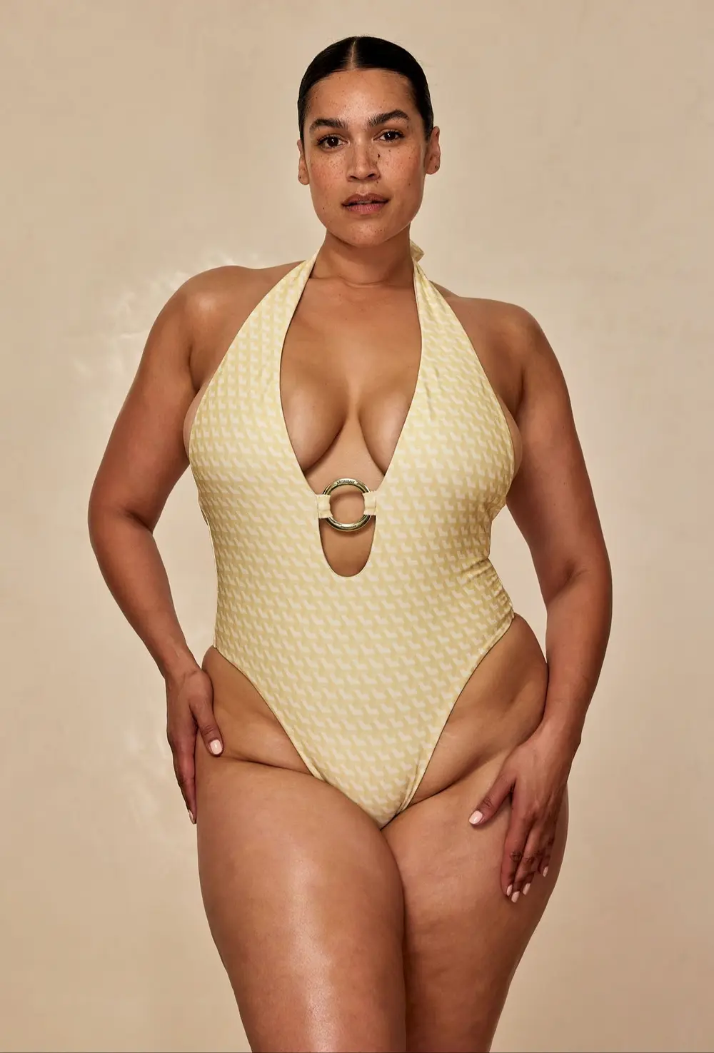 Montego One Piece - Ivory Geo