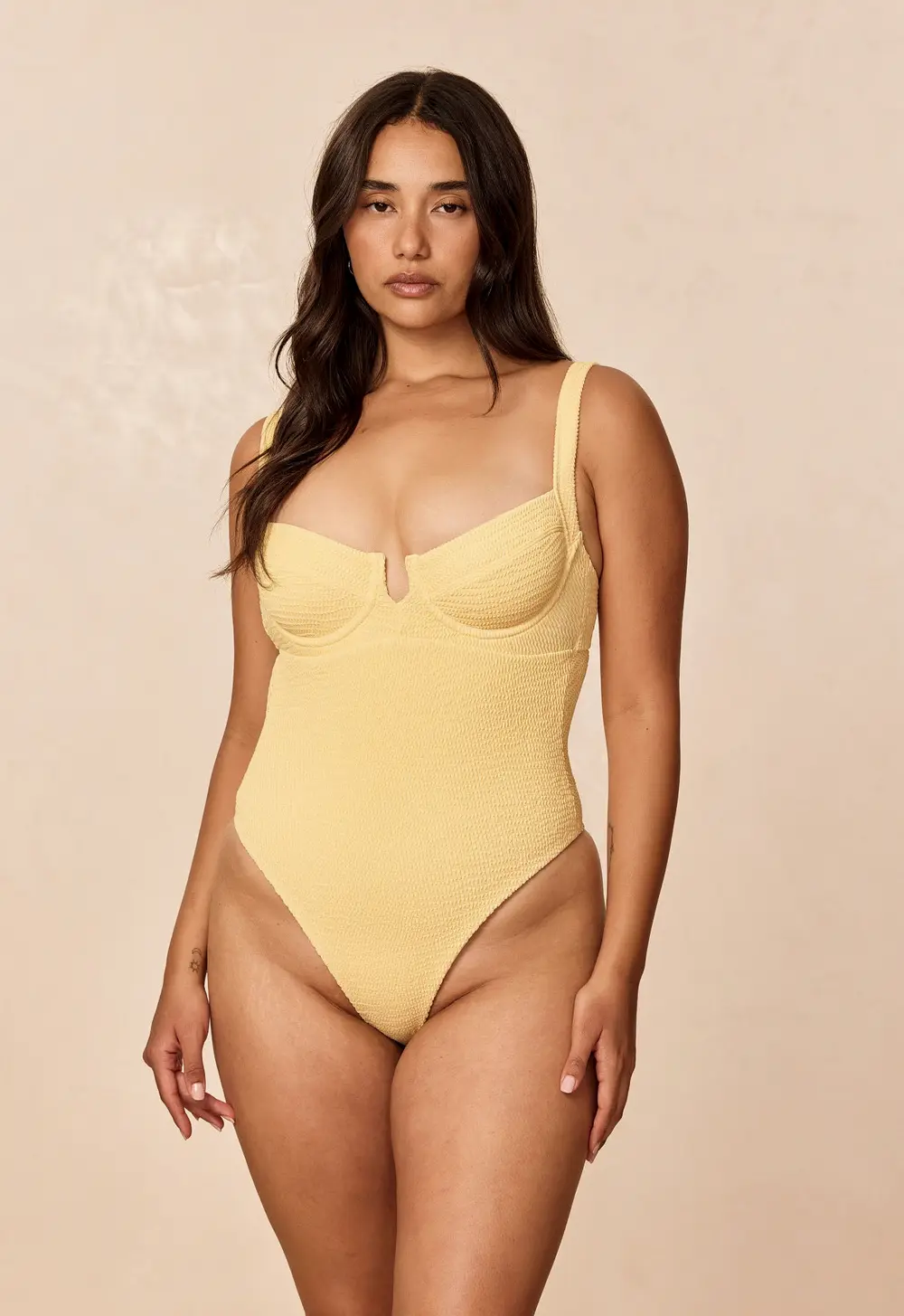 Clovelly One Piece - Honey Crinkle