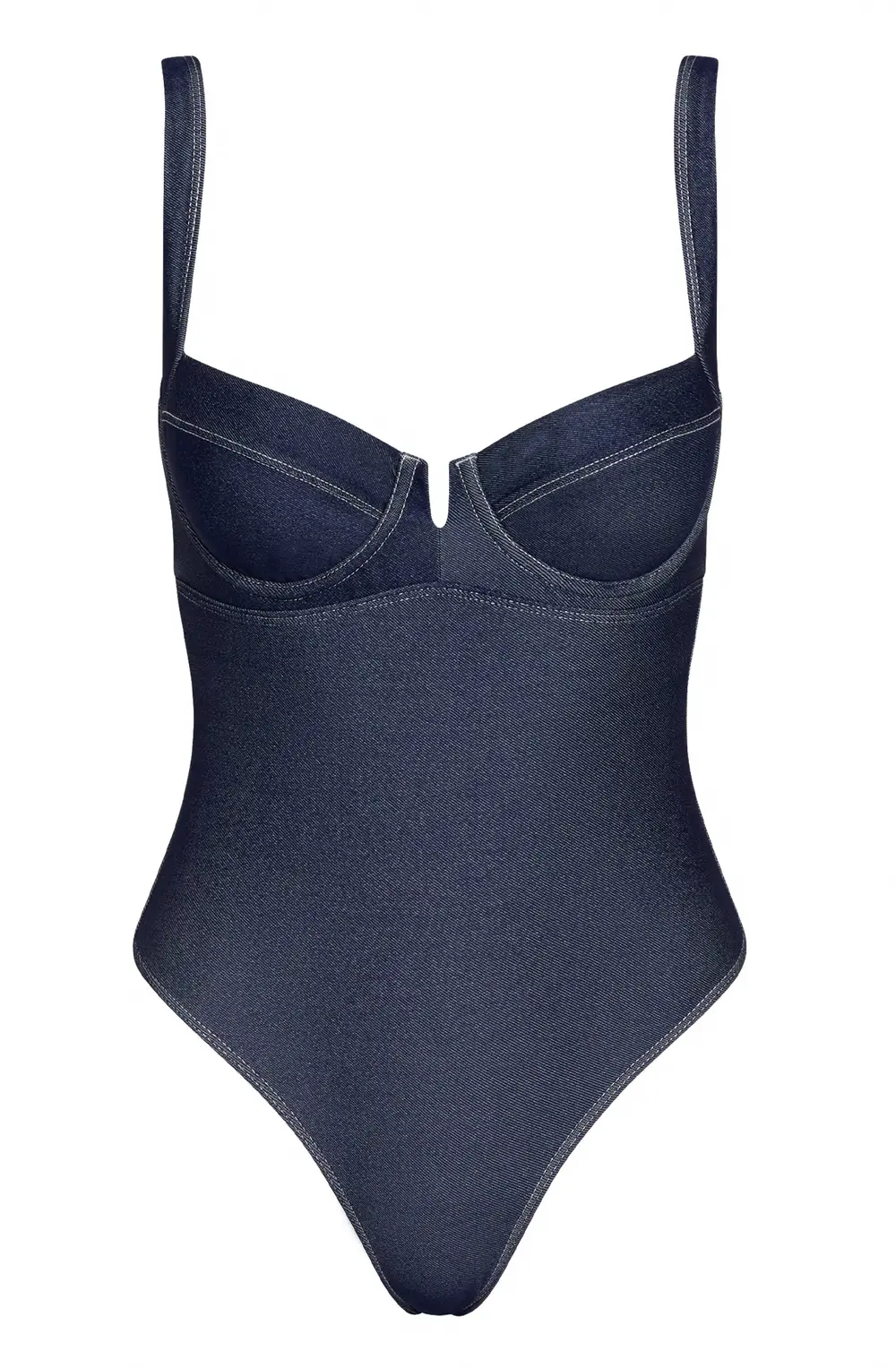 Clovelly One Piece - Blue Denim
