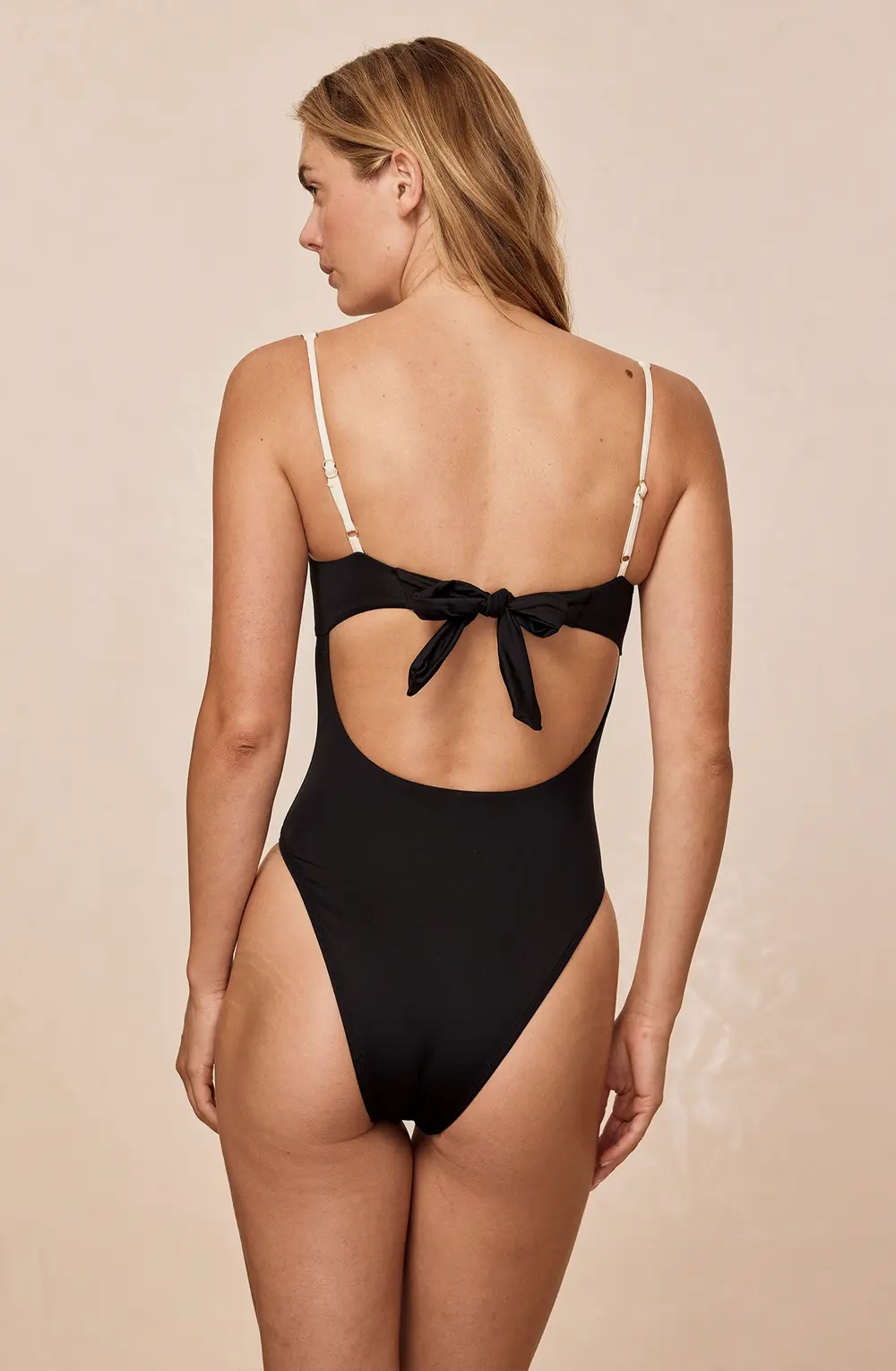 Clovelly One Piece - Black/Ivory