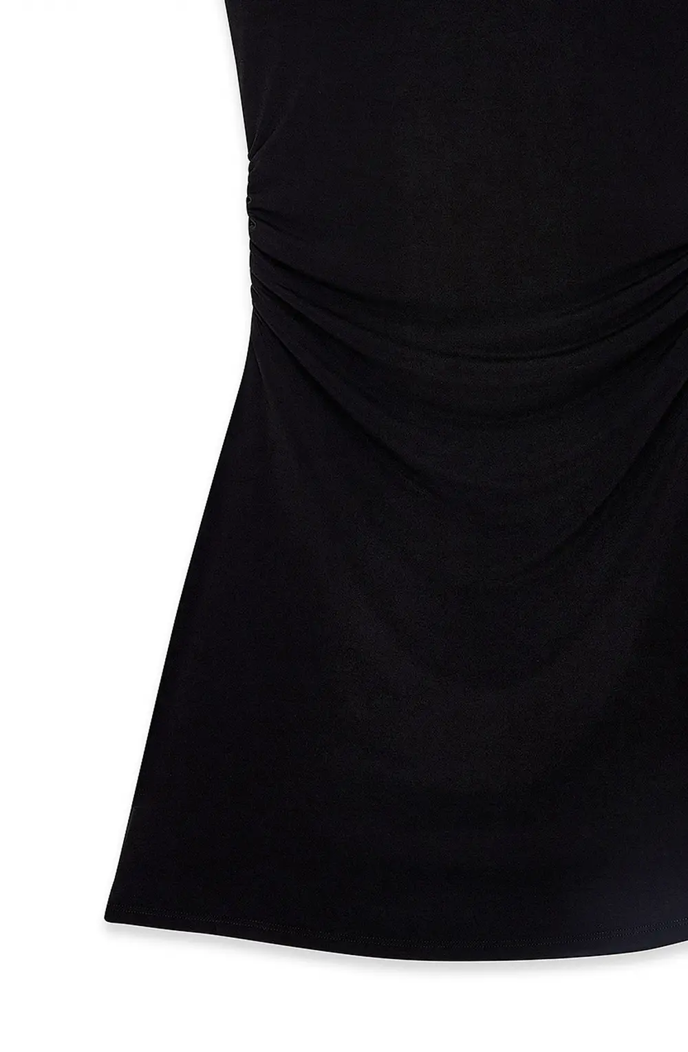 Sleeveless Jersey Mini Dress Black