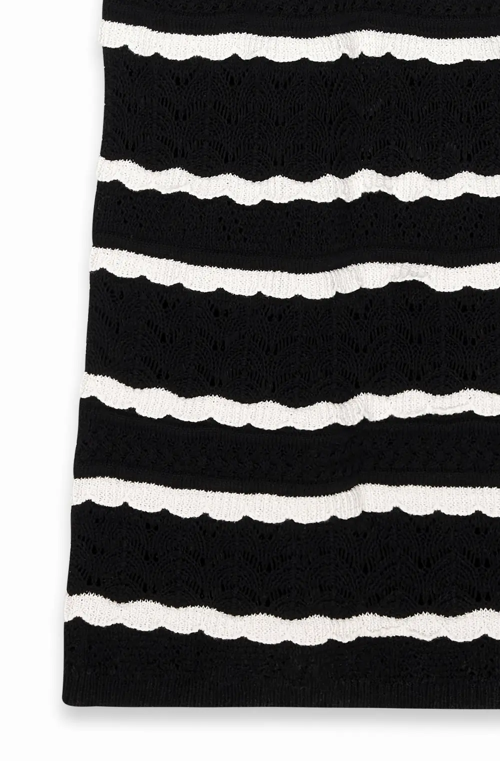 Knitted Crochet Maxi Dress White