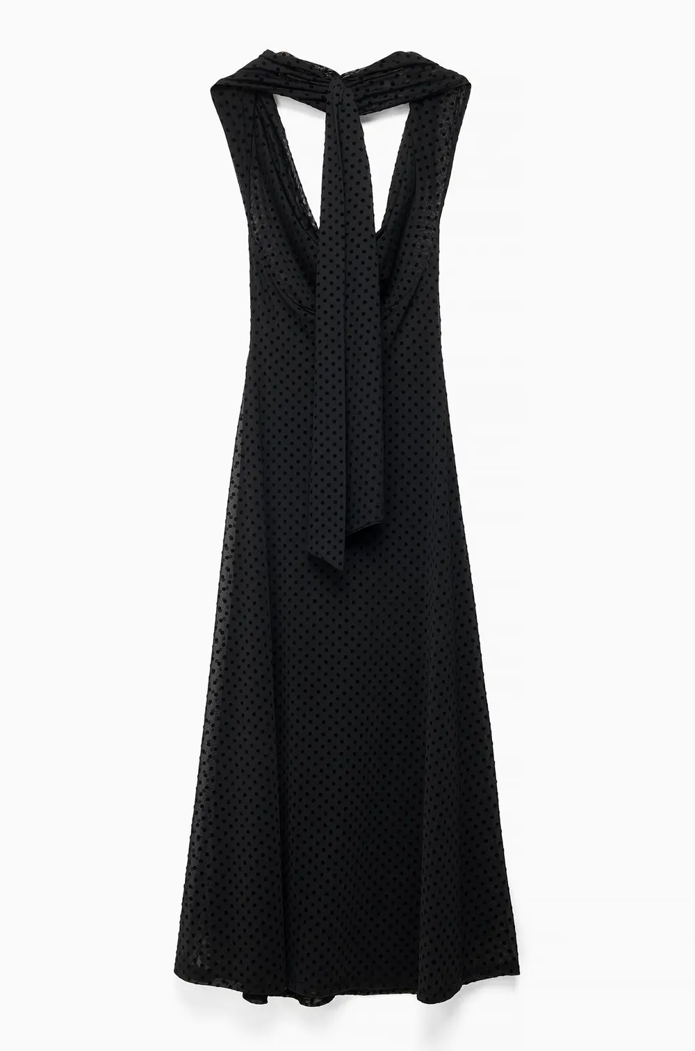 Halterneck Maxi Dress Black