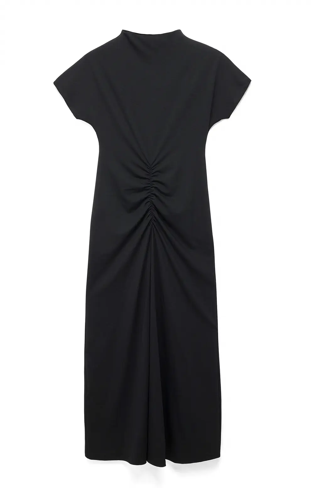 Scrunch T-shirt Dress Black
