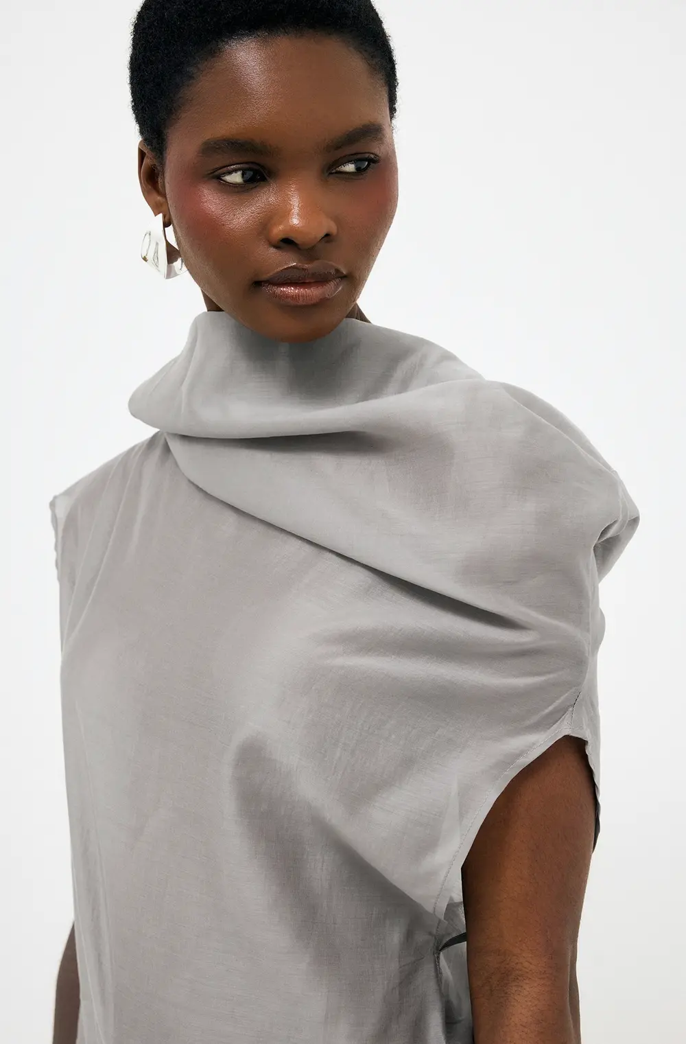 Transparent Dress Grey