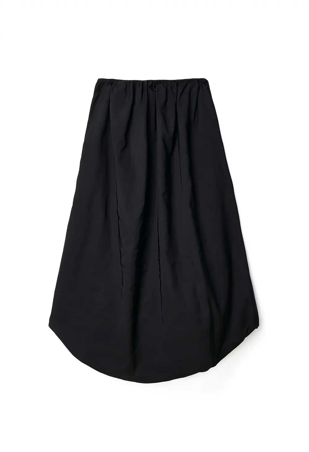 Convertible Maxi to Mini Bubble Dress Black