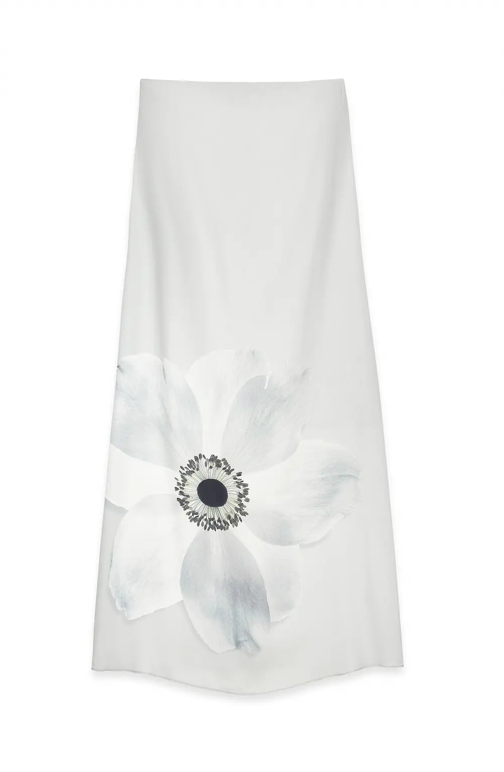 Printed Off Shoulder Maxi Dress Grey