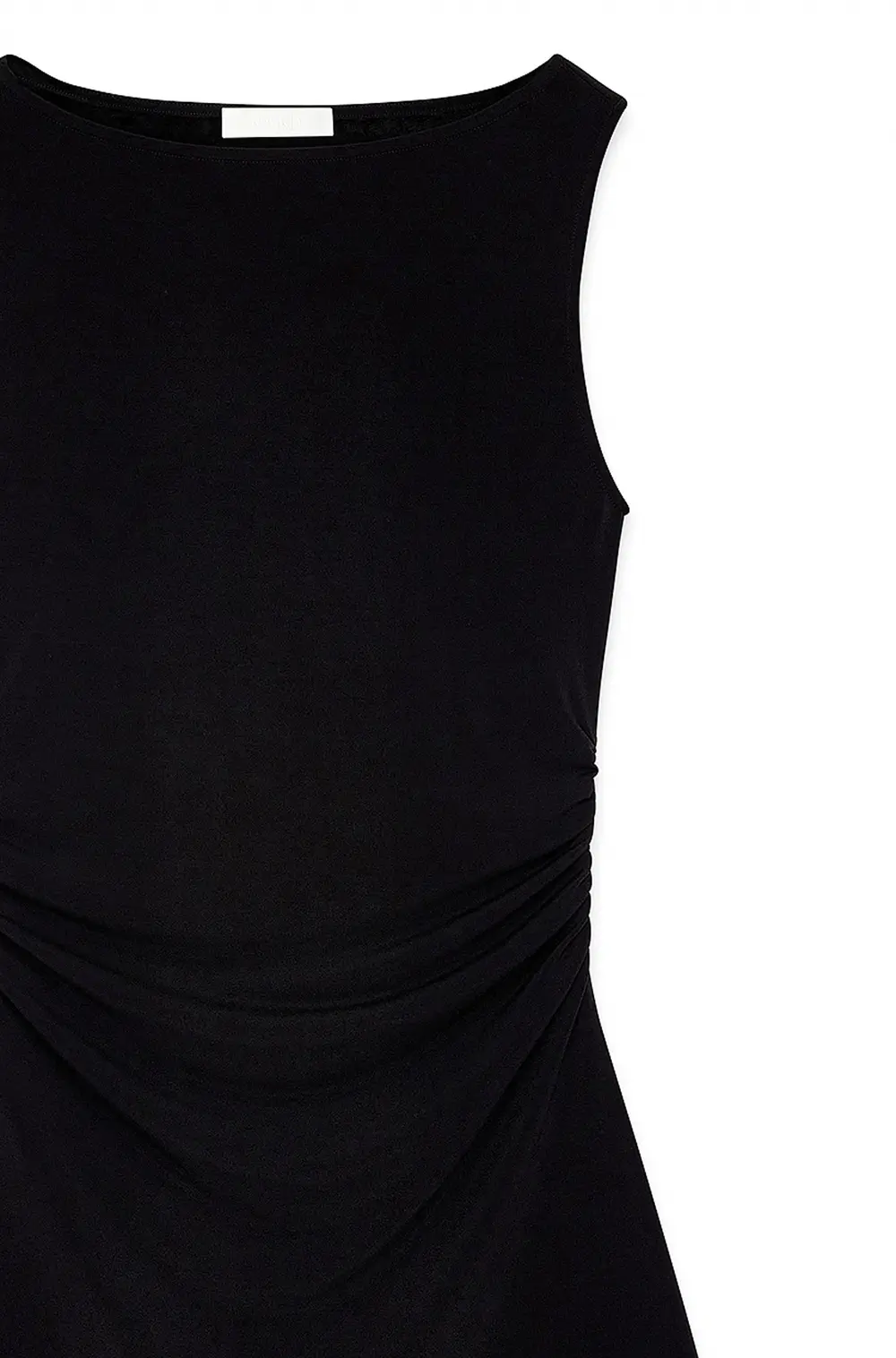 Sleeveless Jersey Mini Dress Black