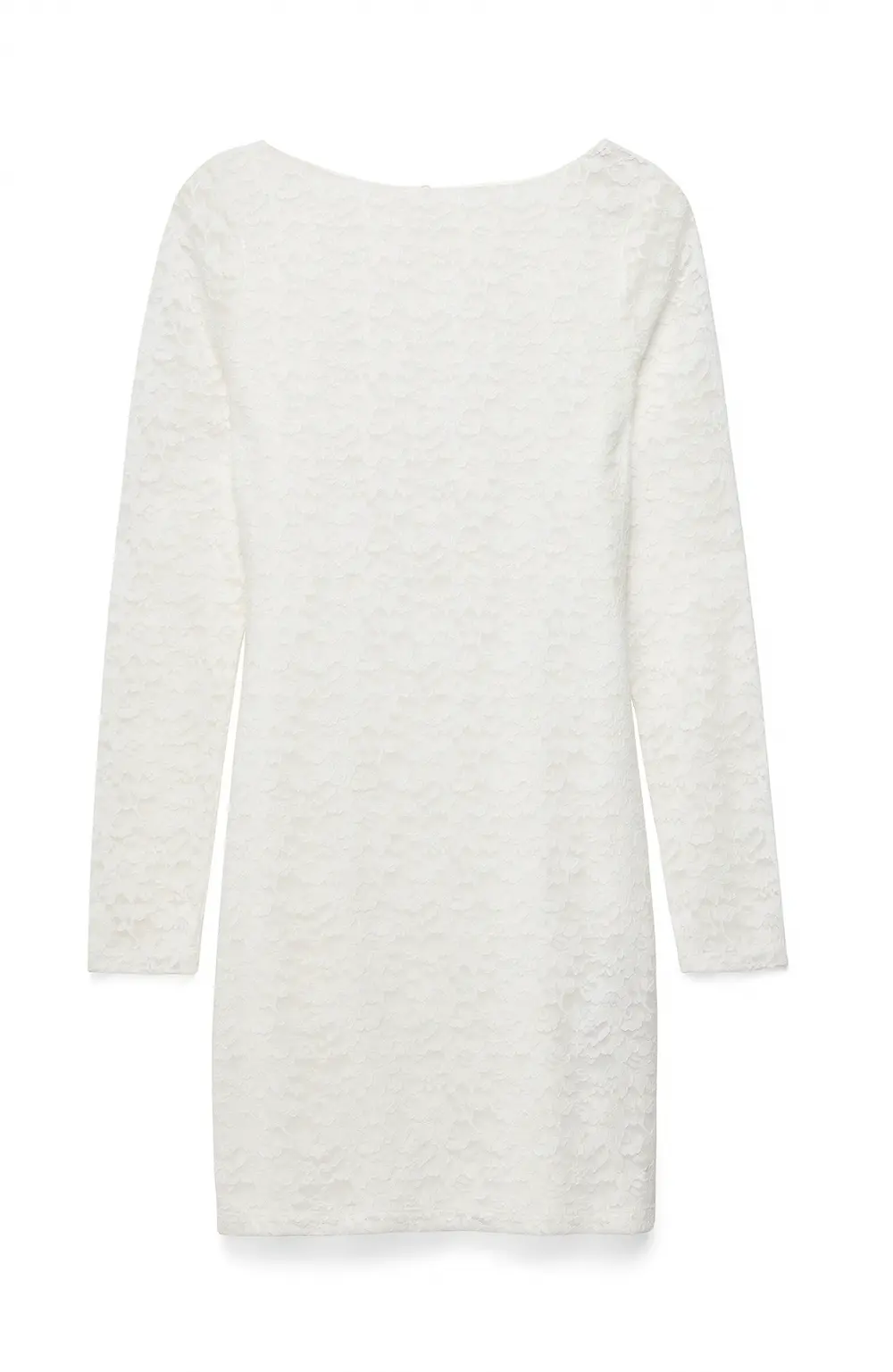 Open Back Mini Dress White