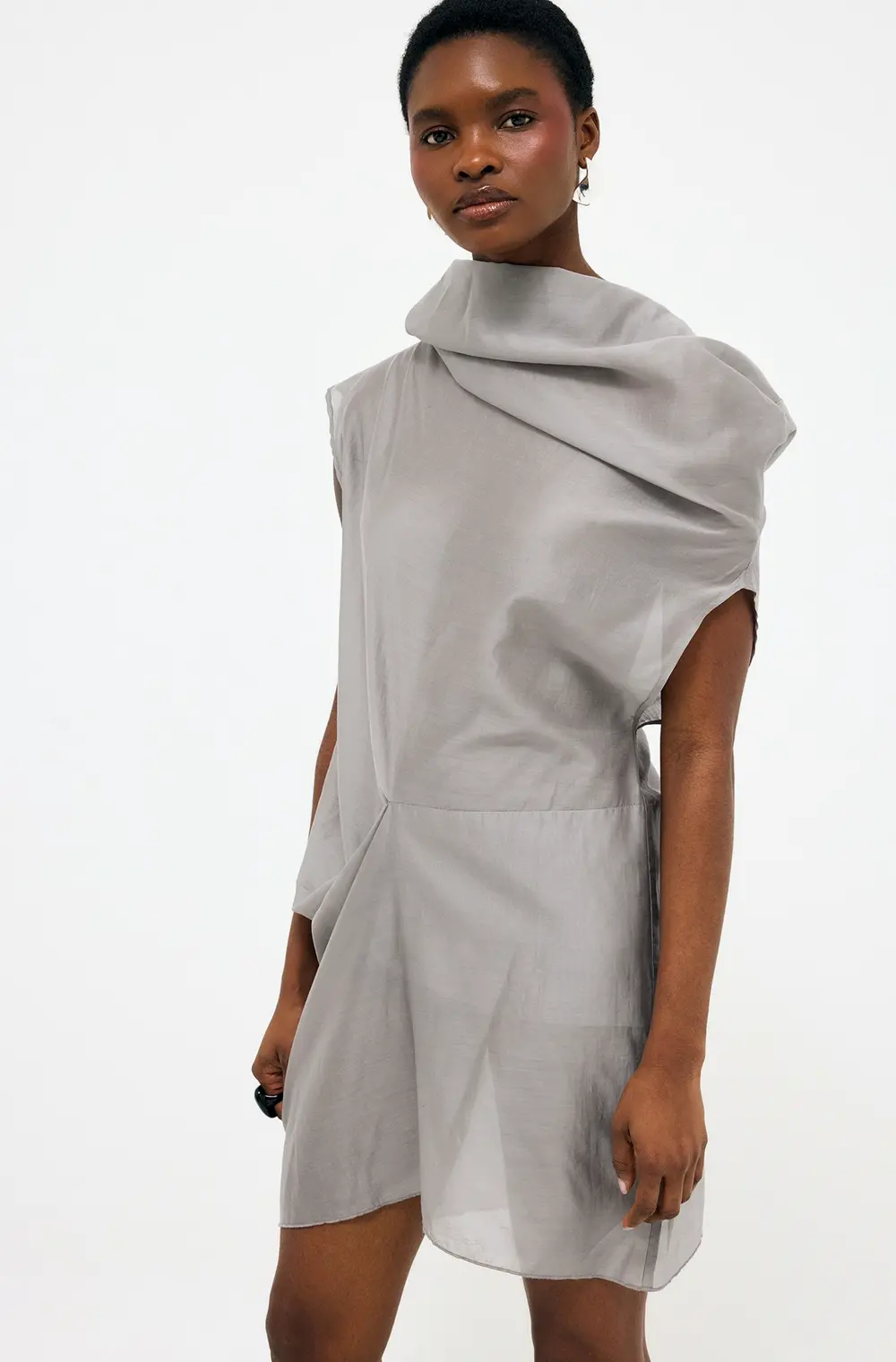 Transparent Dress Grey