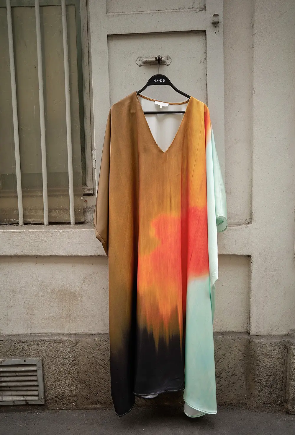 Long Sleeve Volume Kaftan Multicolor