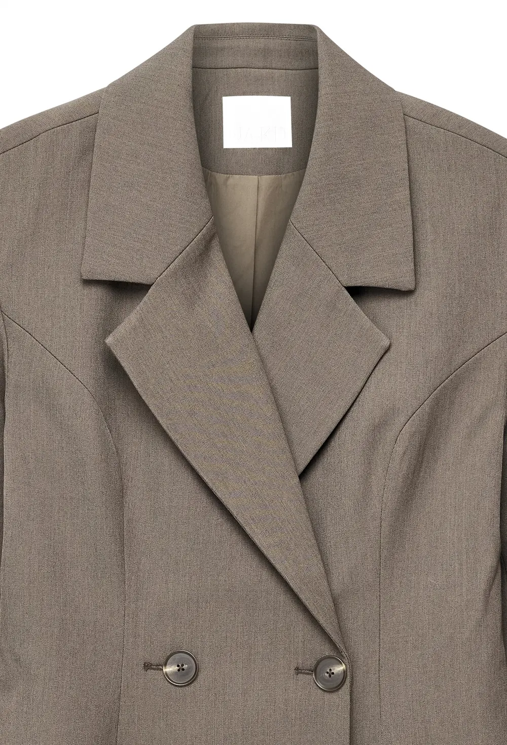 Tailored Hourglass Blazer Dress Brown