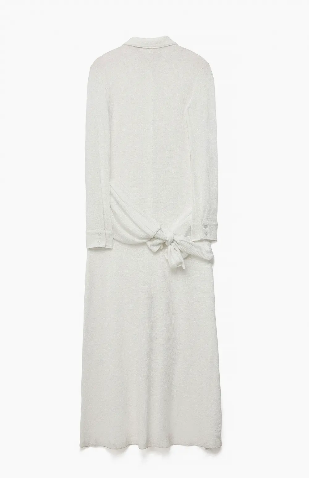Waist Tie Maxi Dress Offwhite