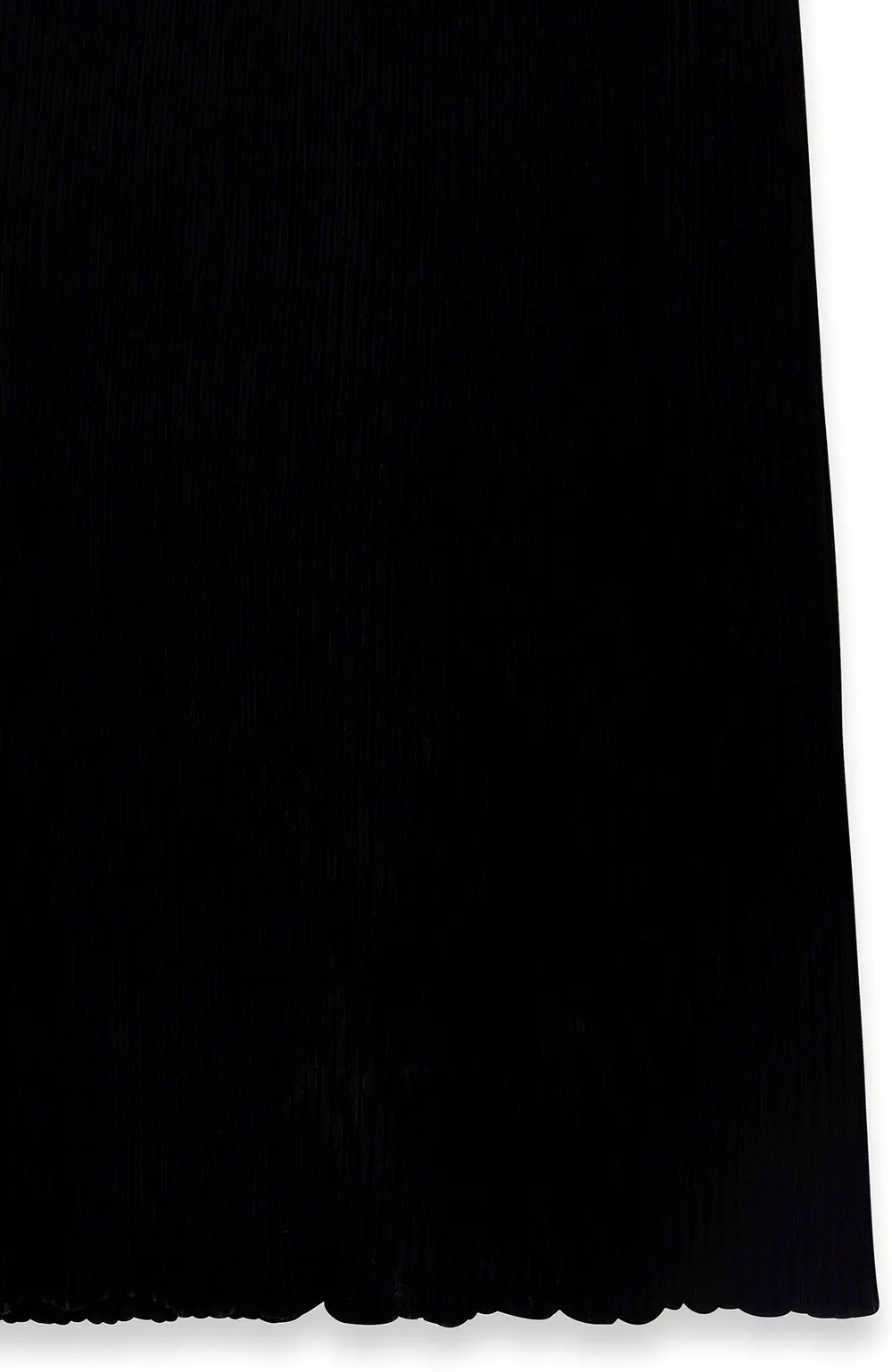 Knitted Ribbed Maxi Dress Black