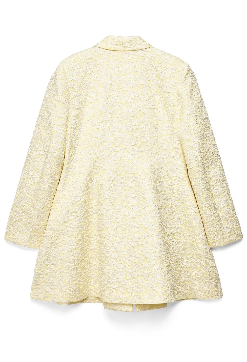 Structured A-Lined Mini Dress Yellow