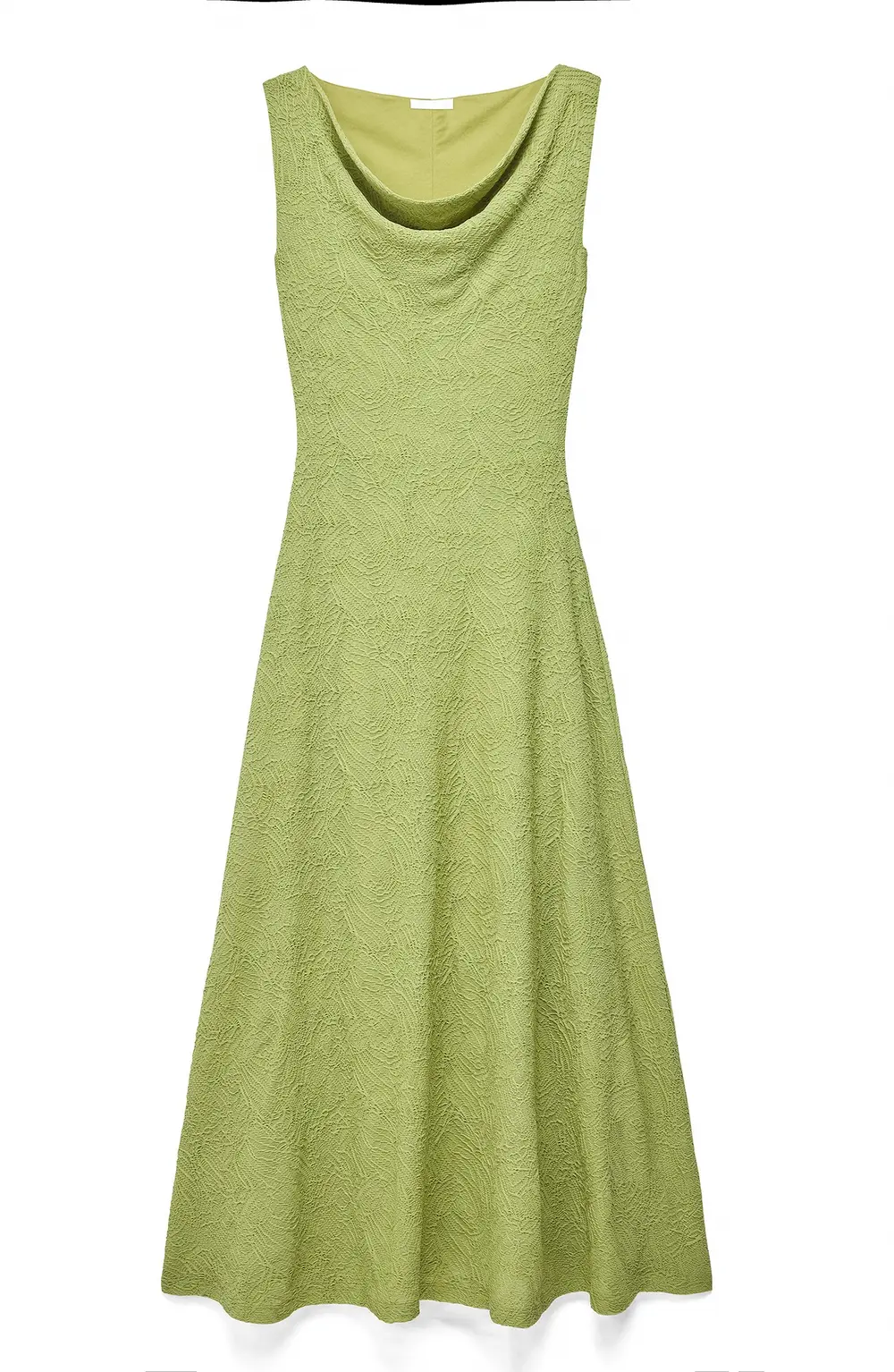 Waterfall Front Maxi Dress Green