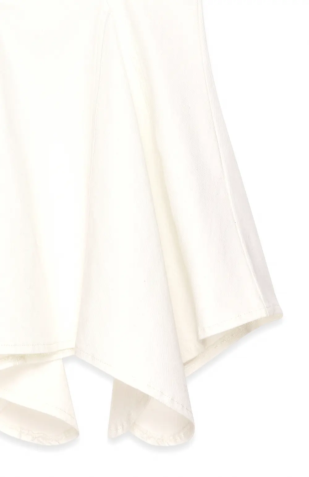 Denim Mini Dress Offwhite