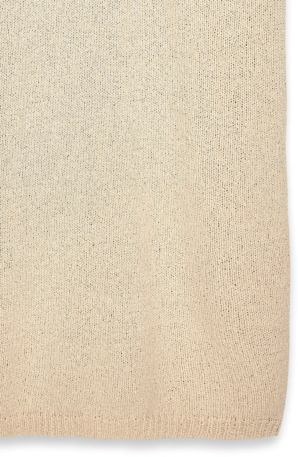Knitted Waterfall Maxi Dress Beige