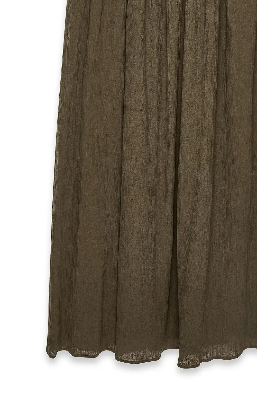 Smocked Short Sleeve Maxi Dress Green