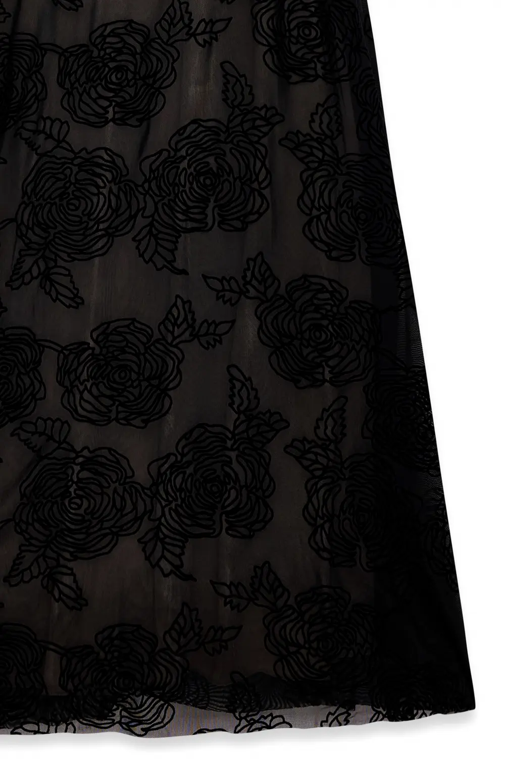 Halterneck Burn Out Maxi Dress Black