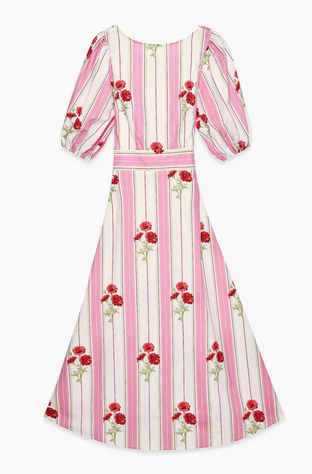 Tie Back Maxi Dress Multicolor