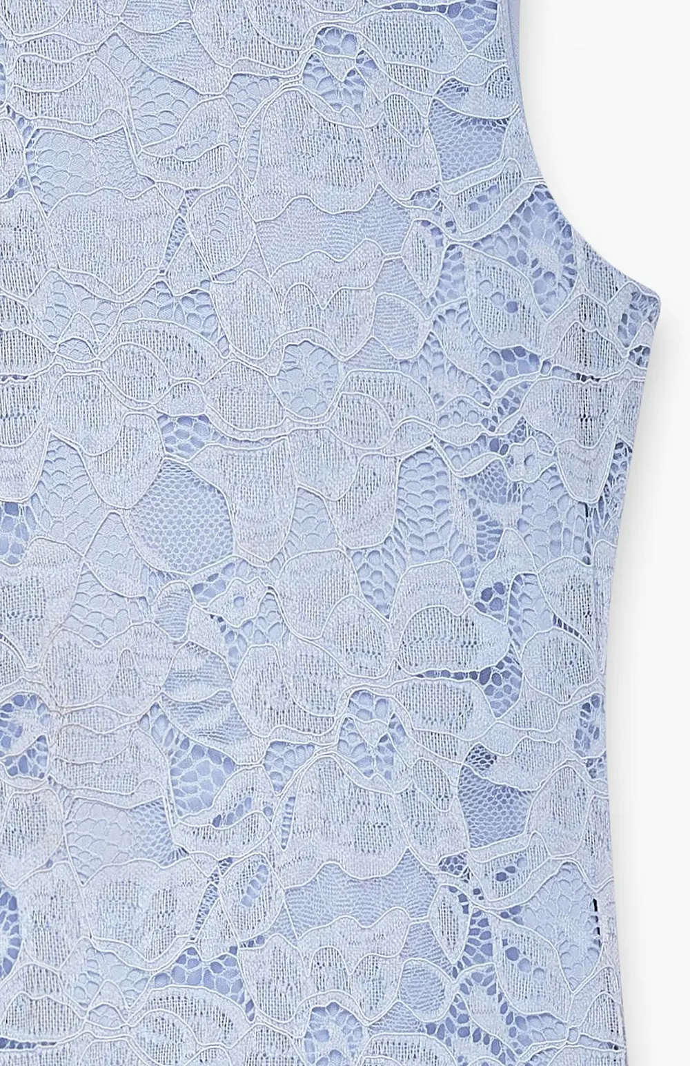 Lace Maxi Dress Blue