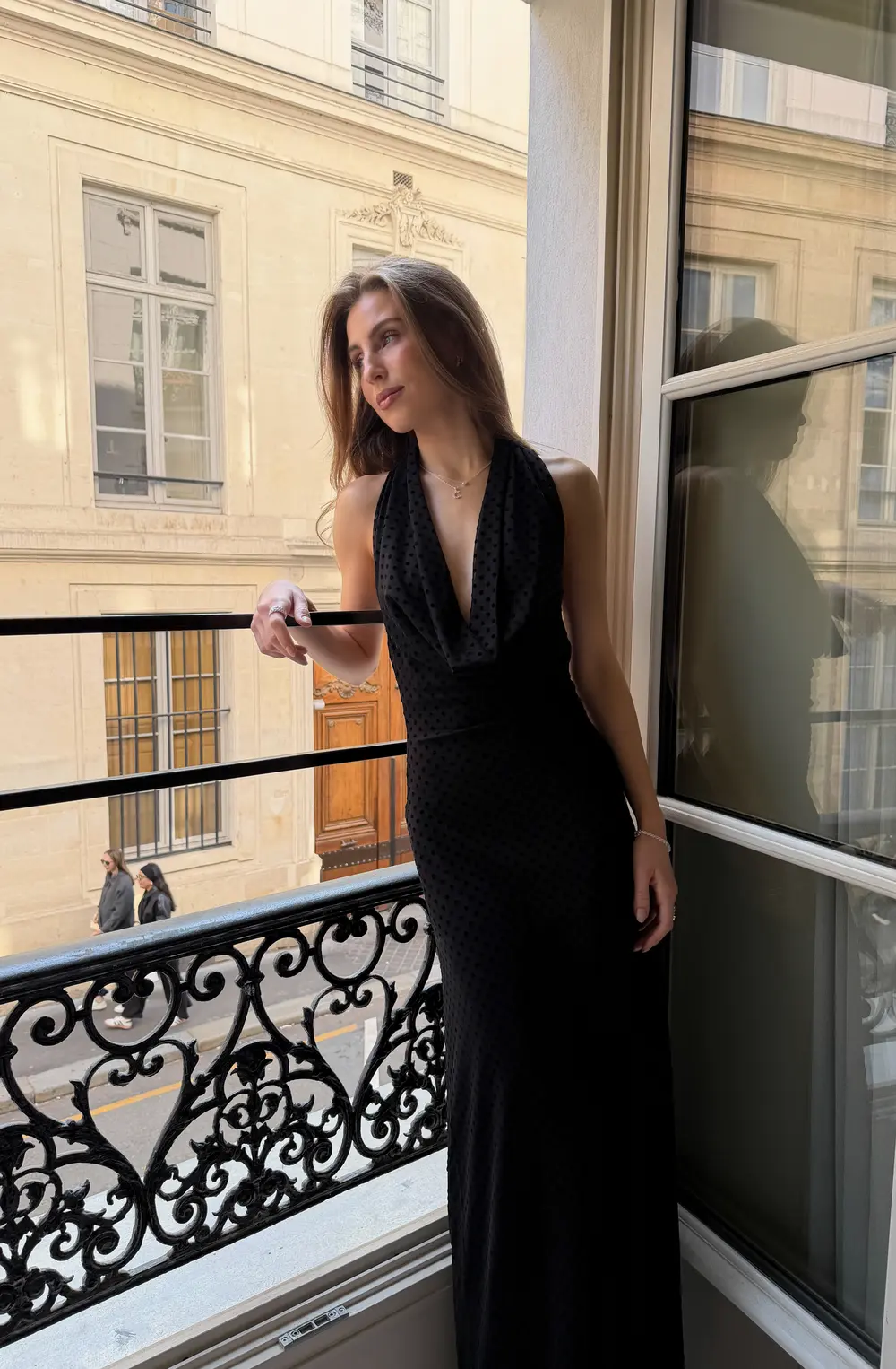 Halterneck Maxi Dress Black
