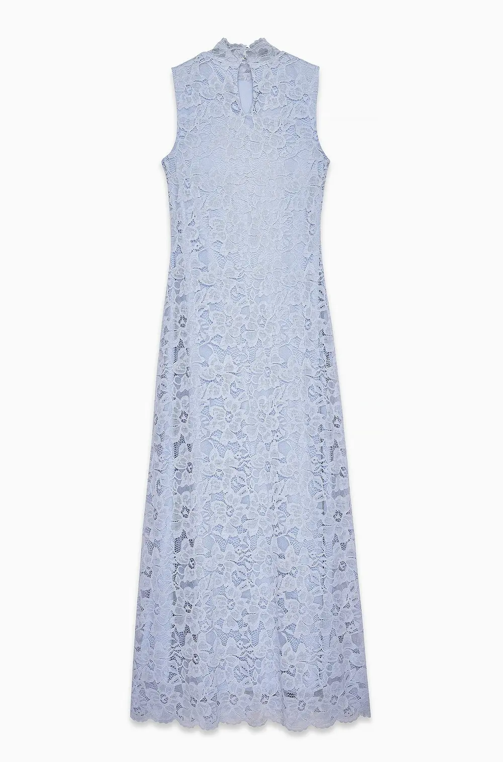 Lace Maxi Dress Blue