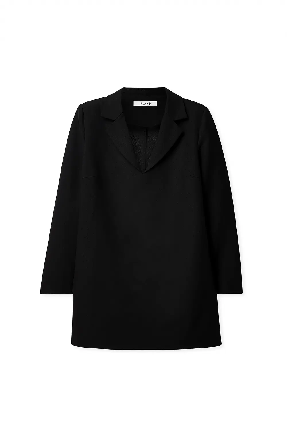 Tailored Blazer Mini Dress Black