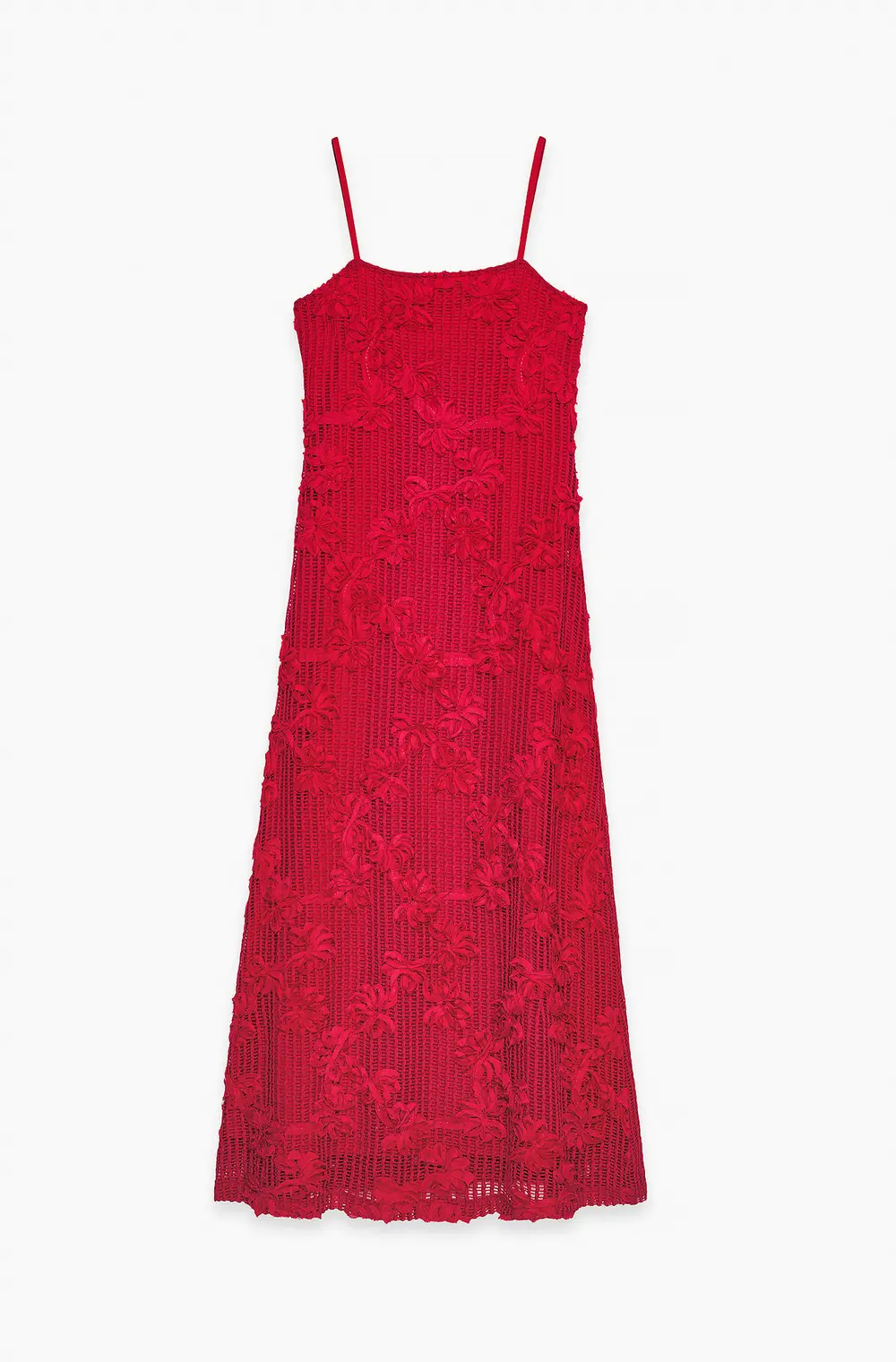 Floral Maxi Dress Red