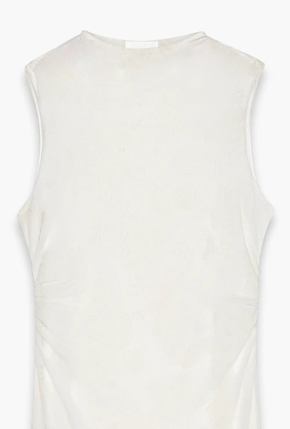 Burn Out Midi Dress Offwhite
