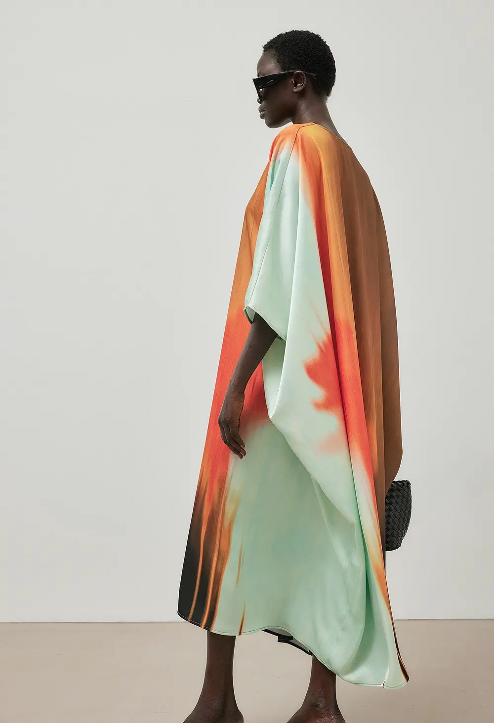 Long Sleeve Volume Kaftan Multicolor