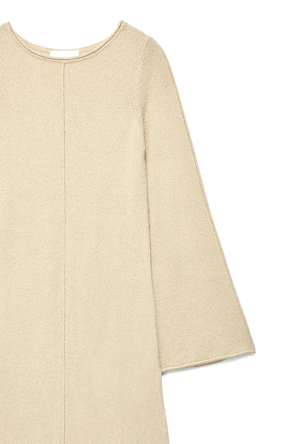 Fine Knitted Maxi Dress Beige