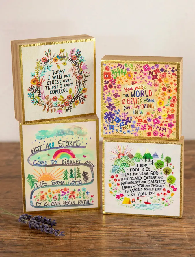 Tiny Block Keepsake - World Better