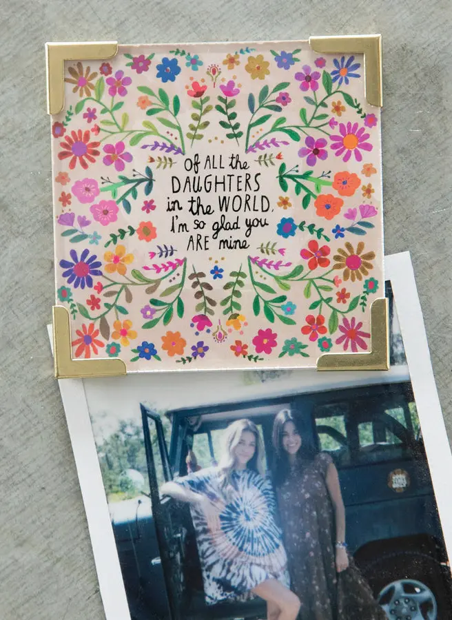 Corner Magnet Keepsake - Of All The Daughters