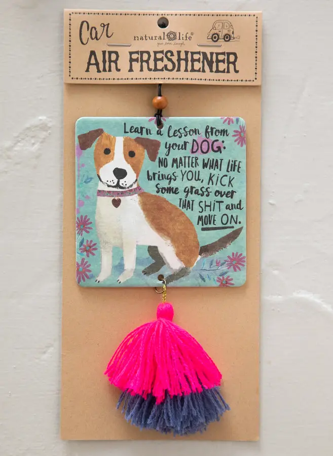 Car Air Freshener - Lesson From Your Dog