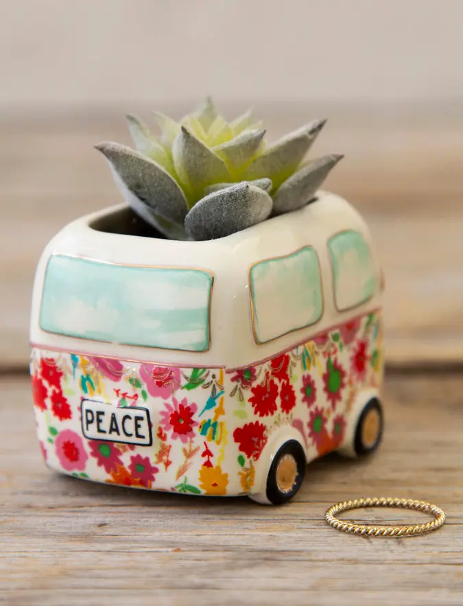 Tiny Faux Succulents - Van