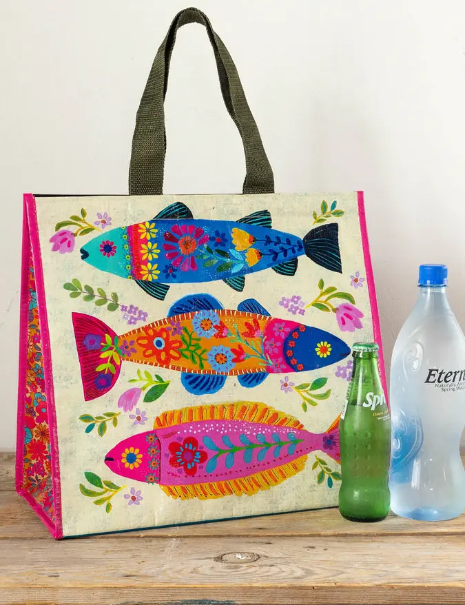 Insulated Cooler Tote - Fish