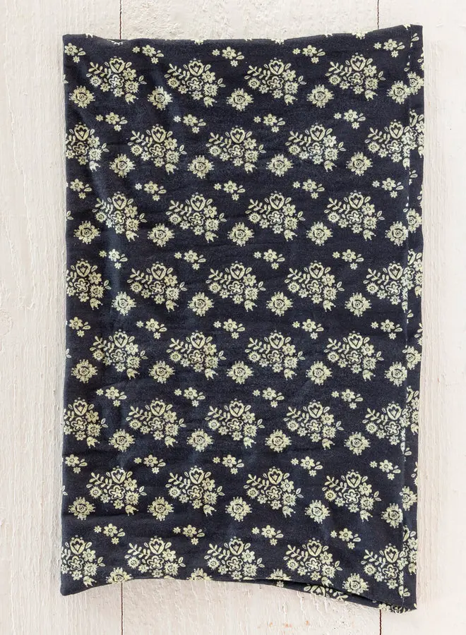 Full Boho Bandeau® Headband - Black Cluster Medallions